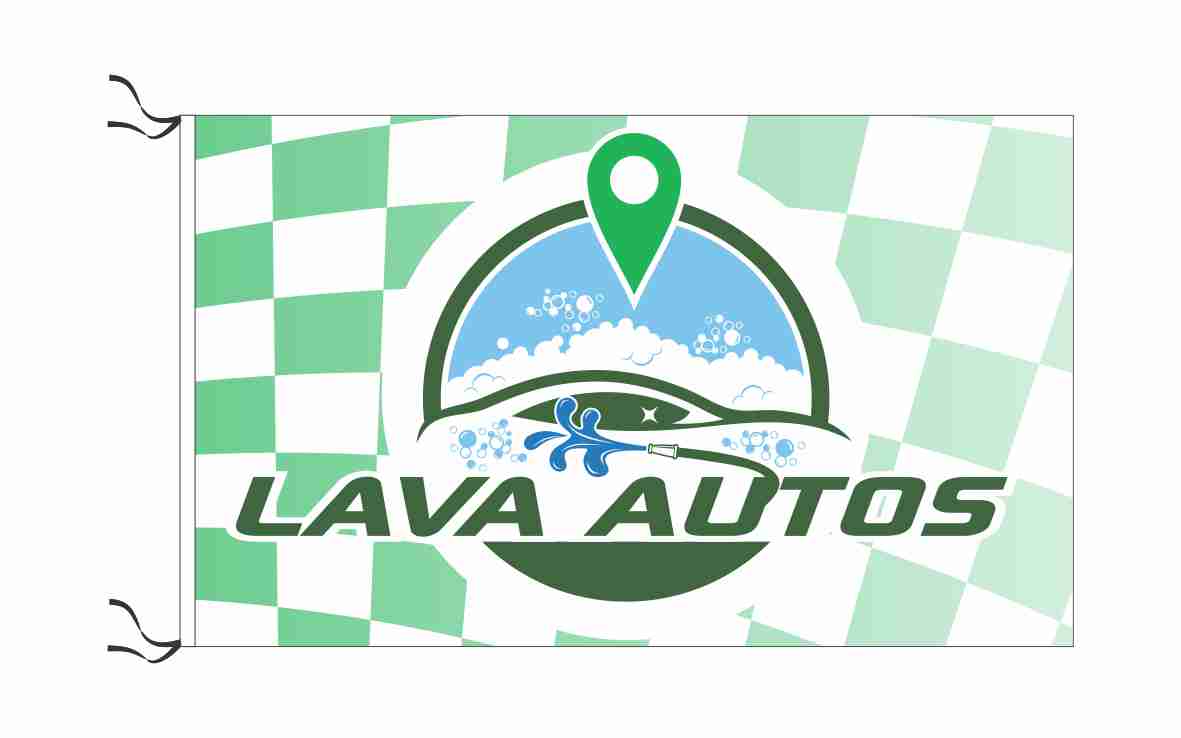 Lava Autos Cuadros Verde medida 150 x 90 cm   art:36045